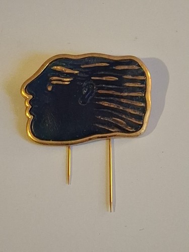 Broche verre art - d'art, cristal