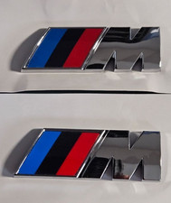 M Performance logo latéral AILES Lot de deux chromer  logos M