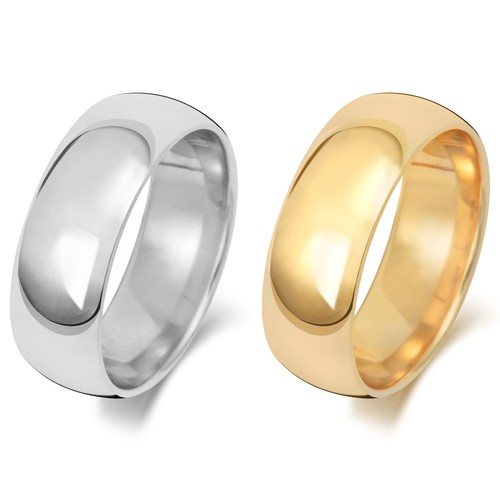 Bague mariage alliance 7mm - de,