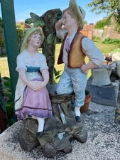 Ancienne Statuette couple en