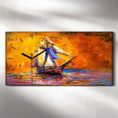 Horloge décorative sur toile