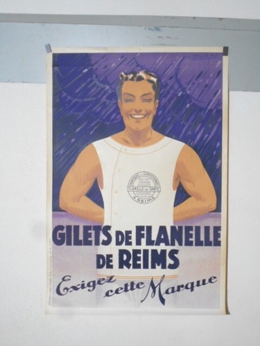 Affiche originale publicitaire - affiche,