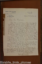 ✒ L.A.S. Valère BERNARD écrivain Provence à Paul MYRRIAM 1922