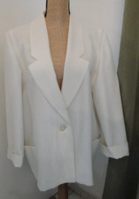 VESTE BLANCHE FEMME VINTAGE