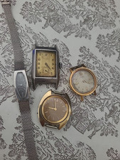 Lot 4 montres mécanique