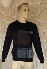 Pull noir avec laine neuf