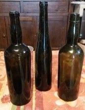 3 anciennes vide bouteilles