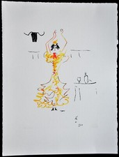 Lithographie de JEAN COCTEAU "