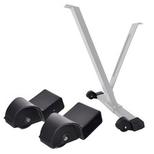 Jeu de roulettes à pied pour rameur compatible avec Concept2 et Powerfun 500 55