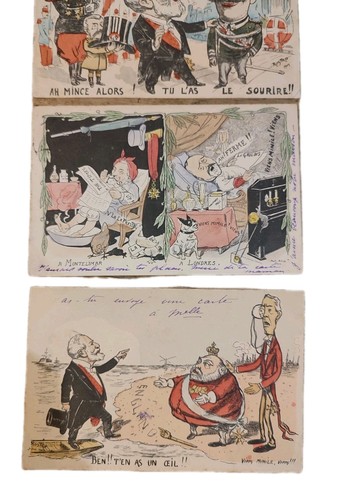 Rare lot cpa caricatures - 3,