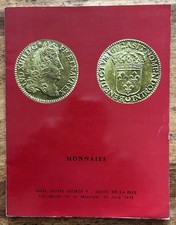 Catalogue vente Ader  - Monnaies grecques, romaines, gauloises   E. Bourgey 1975