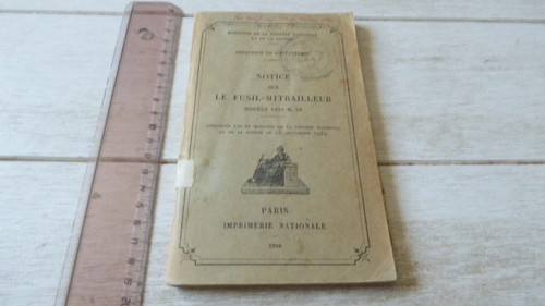 Notice sur fusil mitrailleur - fusil,