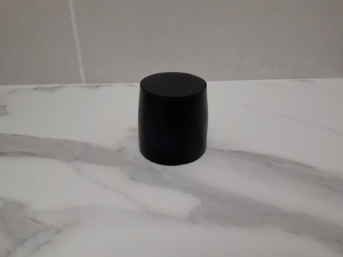 Socle peint noir brillant - noir,