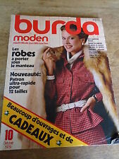 MAGAZINE BURDA VINTAGE  ROBES IMPER MANTEAUX VESTES  ETC..OCTOBRE 1979 