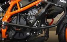 Pare-chocs avec curseur de rondelle (noir) compatible avec KTM 390 ENDURO R (...