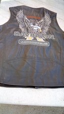 Gilet cuir HARLEY-DAVIDSON