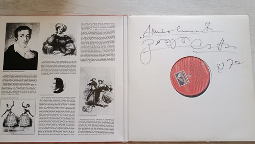 Autographe cziffra vinyle - autographe,