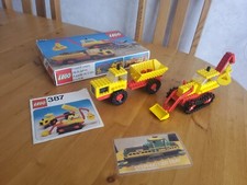 lego 387 legoland excavator and dumper véhicule vintage