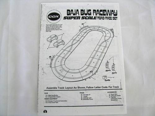 Cox baja bug slot car - bug,