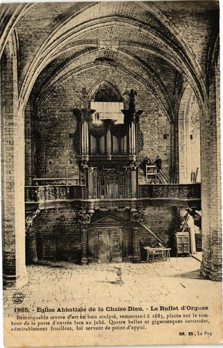 Cpa église abbatiale - cpa,