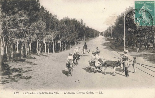 Cpa dos vert - 85, les