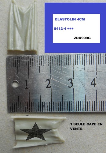 Elastolin 4cm copies resine - ,