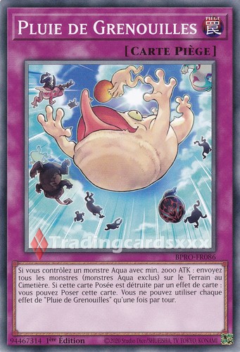 Pluie de grenouilles - yu-gi-oh!,