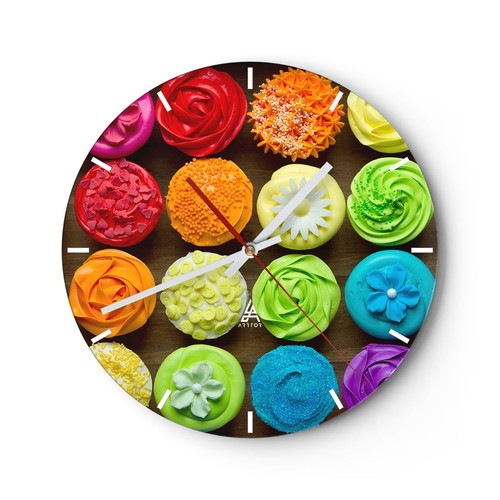 Horloge murale verre - murale, en