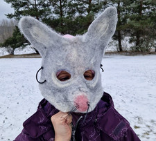 Masque de souris en feutre