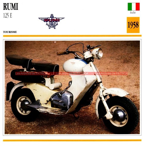Rumi 125 1958 fiche moto - :,