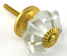 Vintage Style Verre Tiroir Porte Placard Cuisine Poignées 4 Couleurs