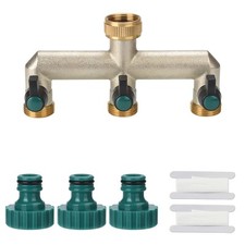 Distributeur d'eau 3 Voies en Laiton3 répartiteurs 3/4" Adaptateur Robinet à ...