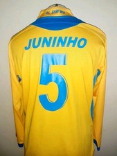 Maillot Juninho Joueur Signé Al Gharafa Player Match Worn Shirt No Lyon Lyonnais