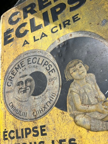 Plaque publicitaire ancienne - plaque,
