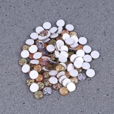  100 pcs mixte mosaïque tuiles 10mm ronde en verre mosaïque imprimé verre gemmes