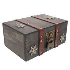  Boîte de rangement en bois