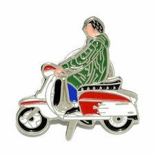 Lambretta Scooter Motard Rouge