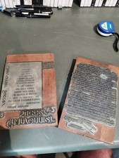 Rare Lot De 2 Ancienne plaque