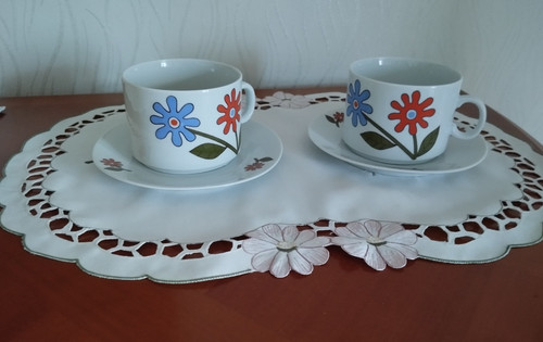 Lot tasses sous - lot, et