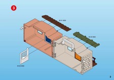 au choix Pièces de Rechange Western 4398 Shérif Banque Playmobil, tbe