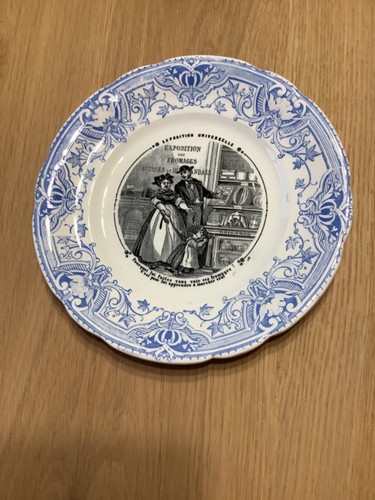 Assiette animée sarreguemines - assiette,