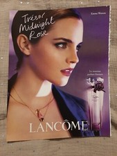 Publicité papier Parfum. Perfume Ad Lancôme Trésor midnight rose de 2012