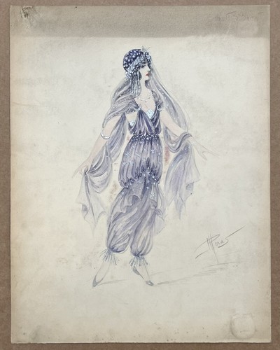 Dessin ancien maurice peras - maurice,