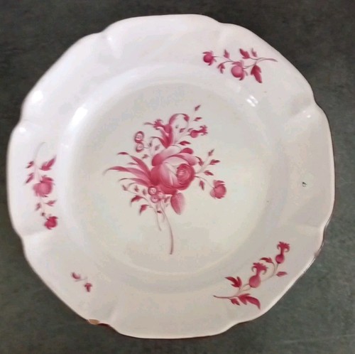 Ancienne assiette fleur