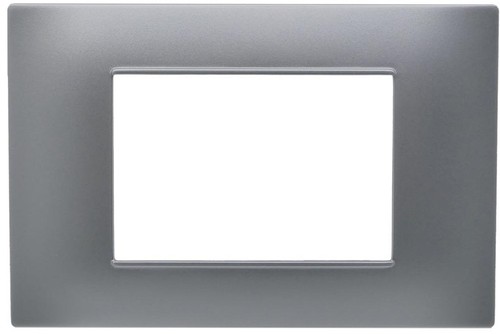 Plaque places argentée - 3, soft