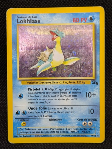 Carte pokemon lokhlass - pokemon,