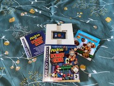 Mario vs donkey kong sur game boy advance, en boite avec notice