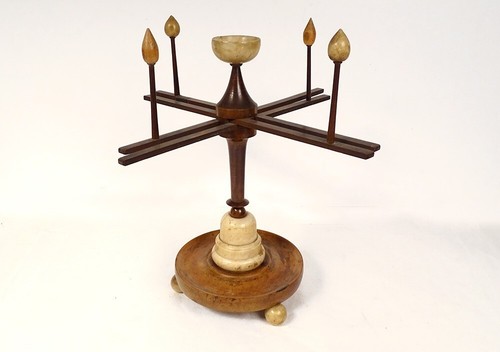 Dévidoir laine ancien bois - dévidoir,