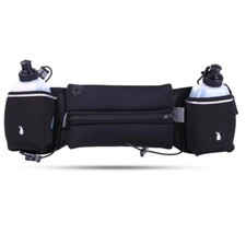 Ceinture Running Sac Banane Sport Belt avec 2 gourdes Ceinture D’hydratation ...