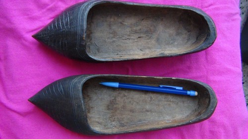 Ancien sabots bois - ancien, en